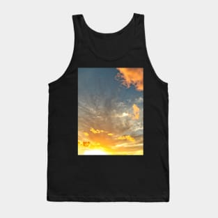 Scenic Sunrise Sunset Clouds Sky Tank Top